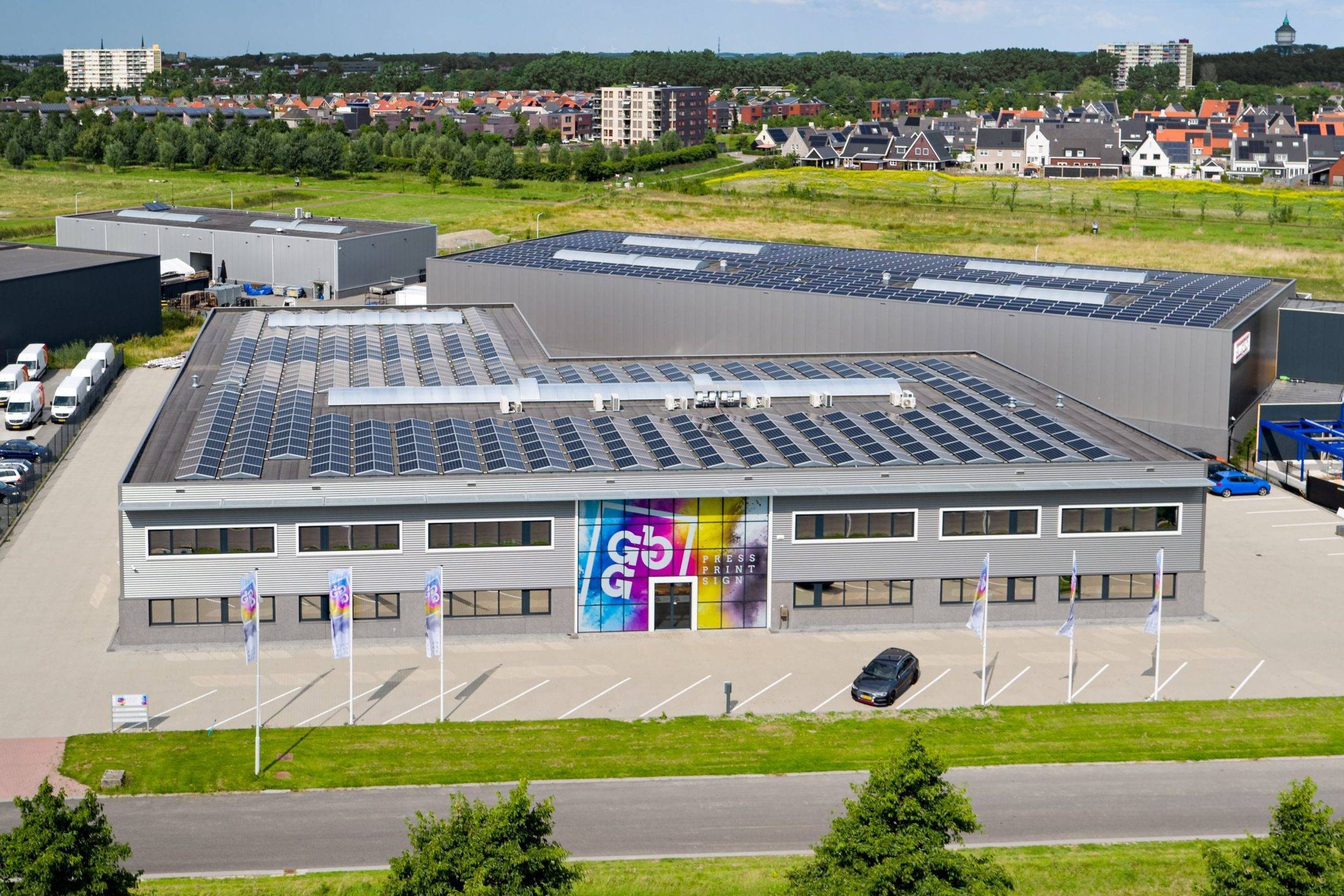 Dronefoto GBG HQ (Percy's)